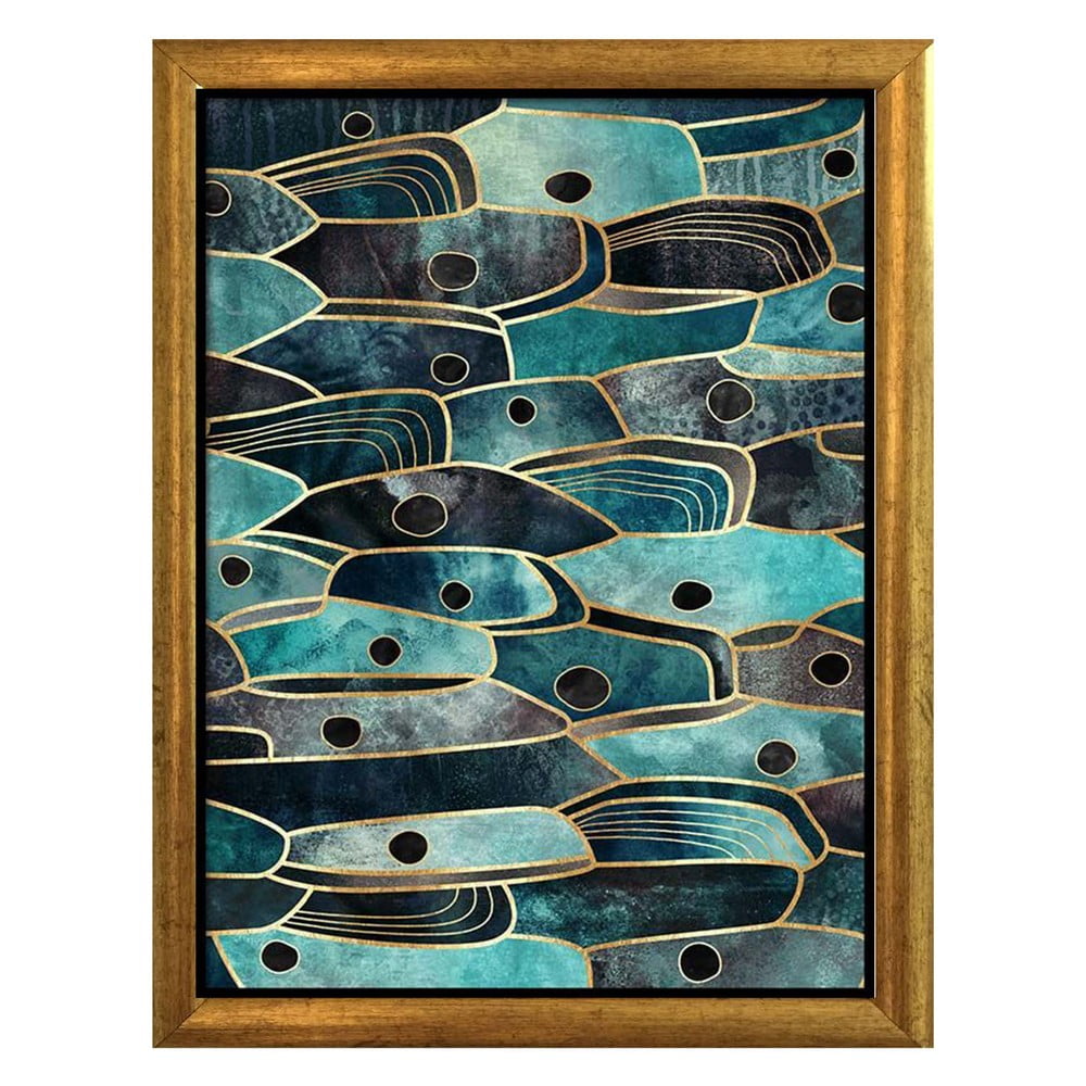 Plakāts zelta rāmī Piacenza Art Fishy, 33,5 x 23,5 cm