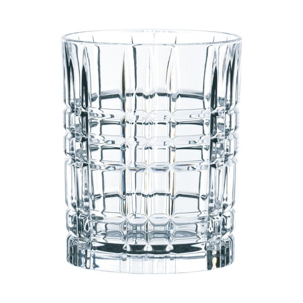 4 kristāla viskija glāžu komplekts Nachtmann Square Whiskey Set, 345 ml