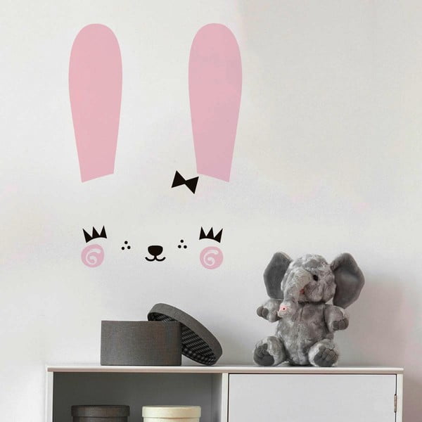 Sienas uzlīmju komplekts Ambiance Cute Bunny