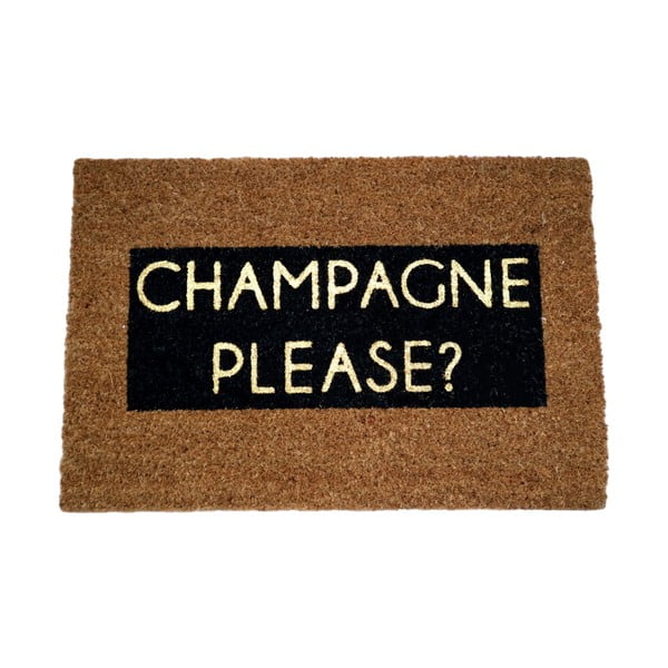 Dabīgā kokosšķiedras paklājs Artsy Doormats Champagne Glitter, 40 x 60 cm