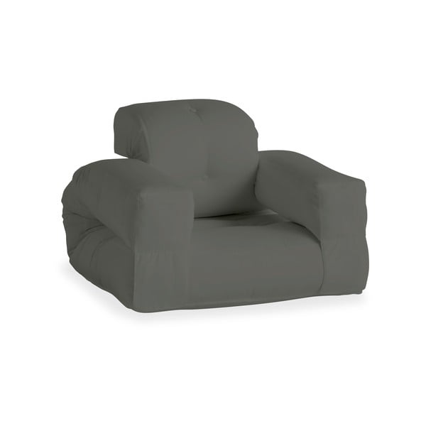 Izvelkams āra krēsls-matracis Karup Design OUT™ Hippo Dark Grey