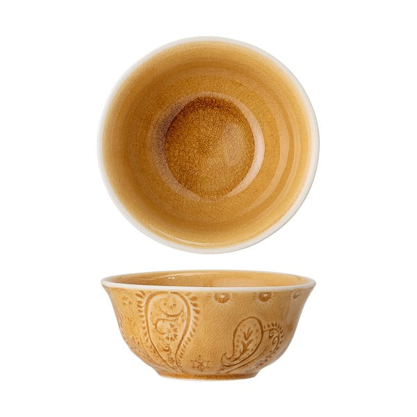 Dzeltena keramikas bļoda Bloomingville Rani, ø 13 cm