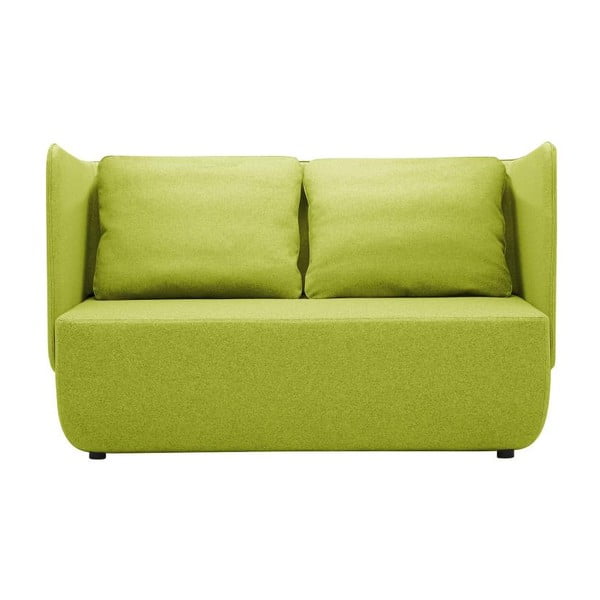 Laima zaļš dīvāns ar zemu atzveltni Softline Opera Low