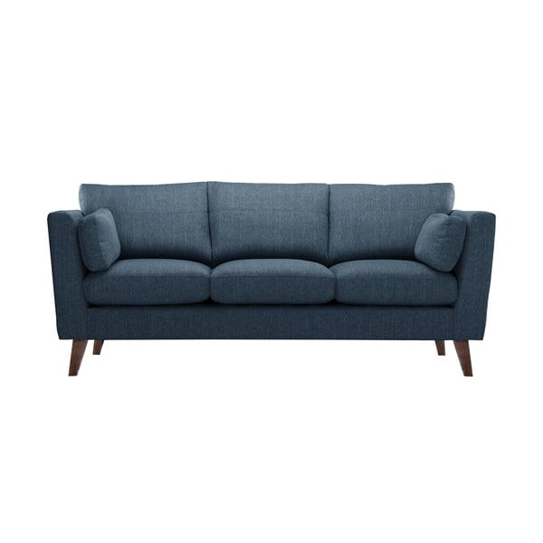 Zils trīsvietīgs dīvāns Jalouse Maison Elisa, 207 cm