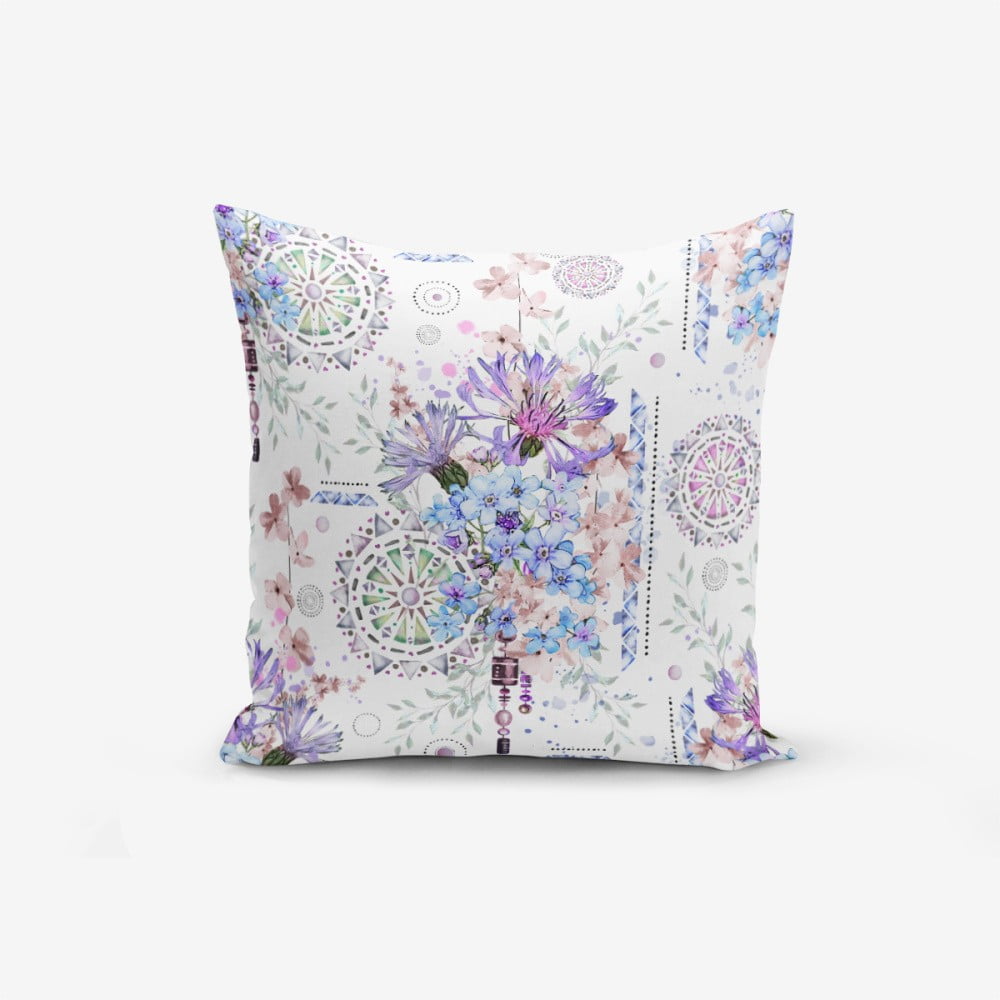 Spilvendrāna Minimalist Cushion Covers Blue Purple Isleyen Carklar, 45 x 45 cm