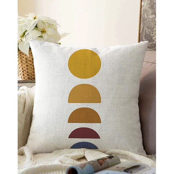 Spilvendrāna ar kokvilnas maisījumu Minimalist Cushion Covers Sunset, 55 x 55 cm