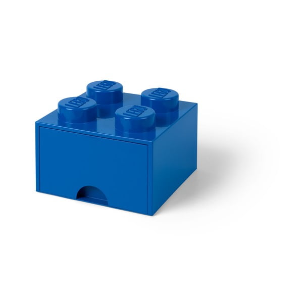 Zila uzglabāšanas kaste ar LEGO® atvilktni