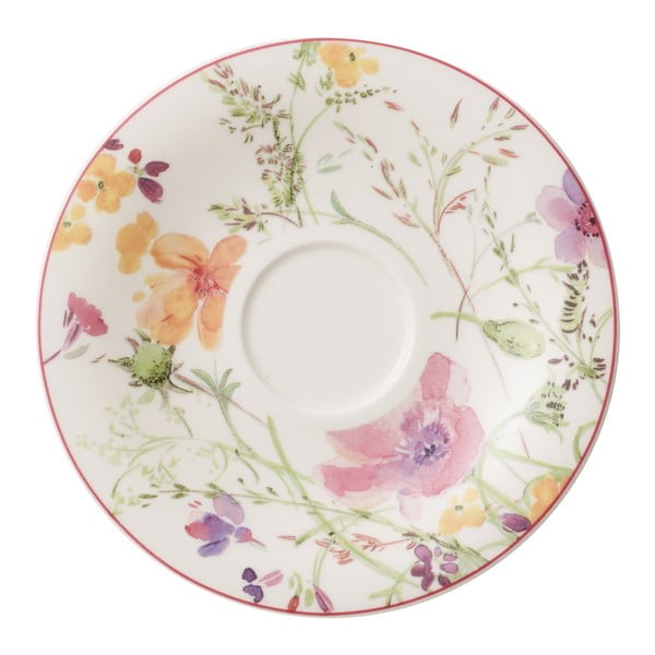 Porcelāna šķīvis ar ziedu motīvu Villeroy & Boch Mariefleur Tea, ⌀ 16 cm