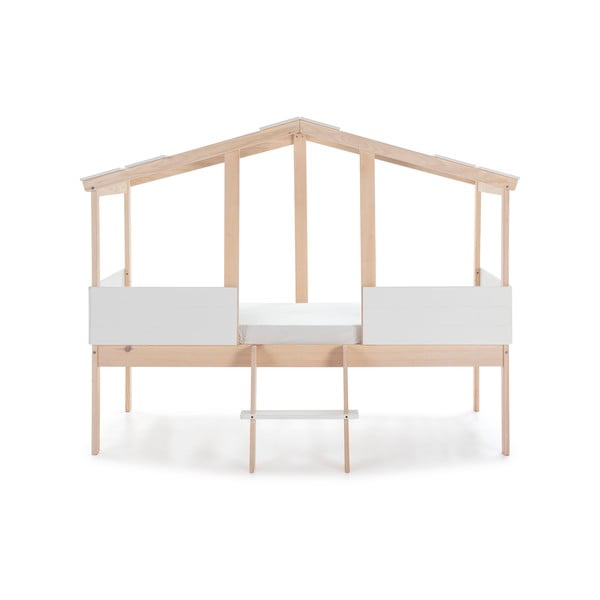 Balta paaugstināta bērnu gulta 90 x 190 cm Parma - Marckeric