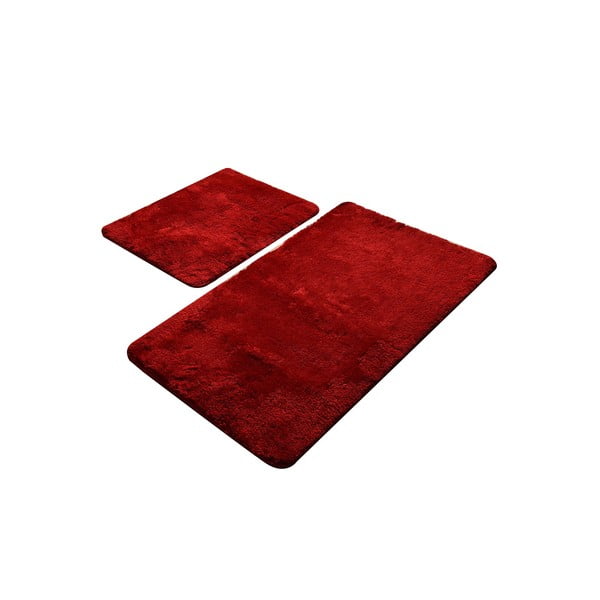 2 sarkanu vannas paklājiņu komplekts Chilai Home by Alessia