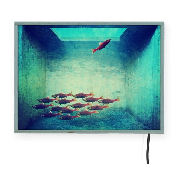 Sienas lampa Surdic Free Fish, 40 x 30 cm