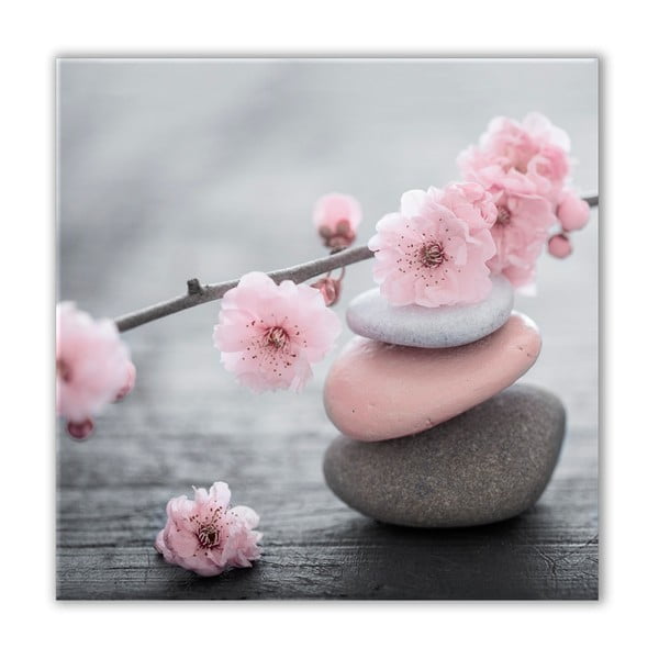 Bilde Styler Glasspik Spa & Zen Pink Stone, 30 x 30 cm