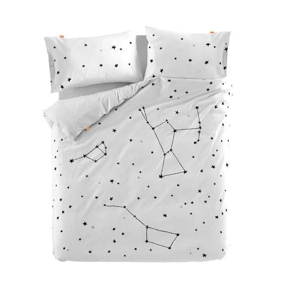 Kokvilnas segas pārvalks Blanc Constellation, 140 x 200 cm