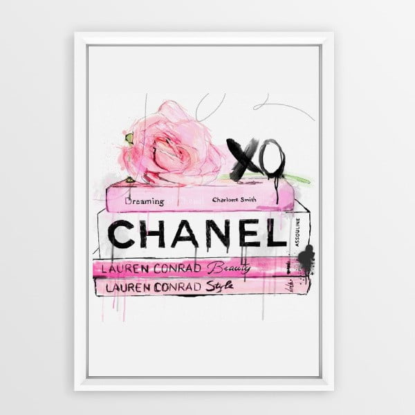 Plakāts rāmī Piacenza Art Books Chanel, 30 x 20 cm
