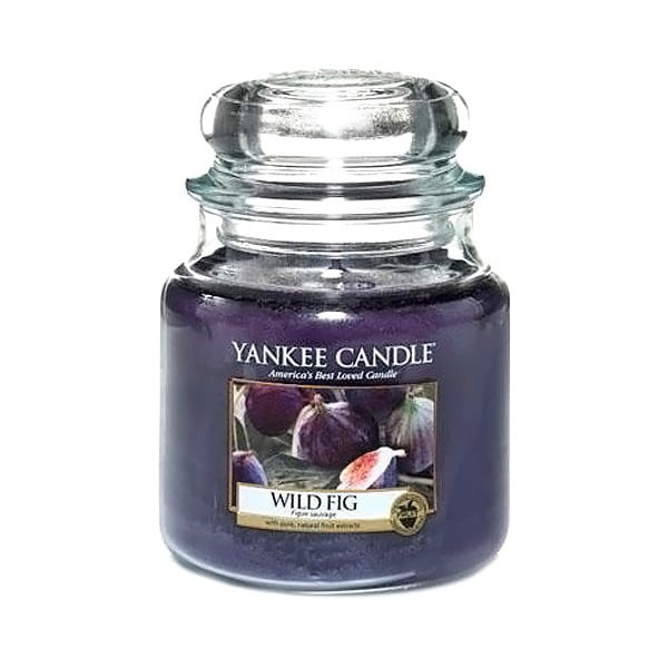 Aromātiskā svece Yankee Candle Wild Fig, degšanas laiks 65 - 90 stundas