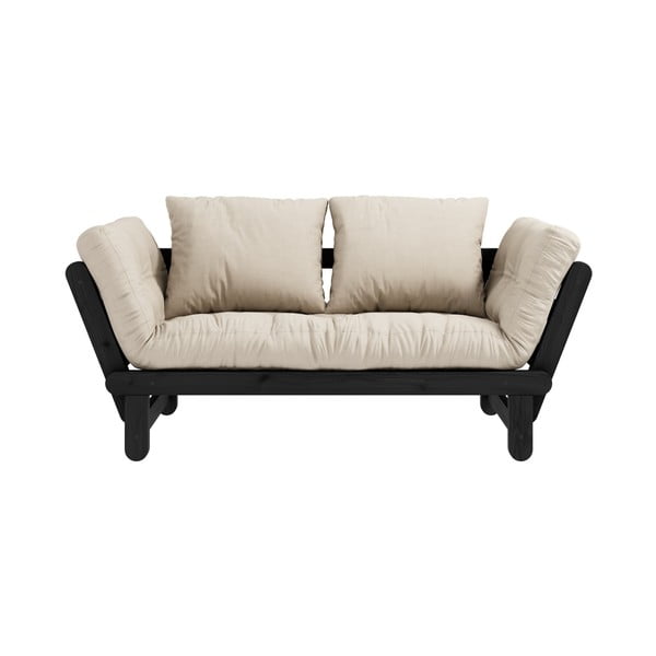Dīvāns ar nolaižamām malām Karup Design Beat Black Beige