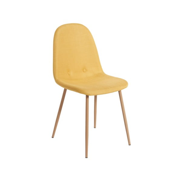 2 dzeltenu ēdamistabas krēslu komplekts loomi.design Lissy