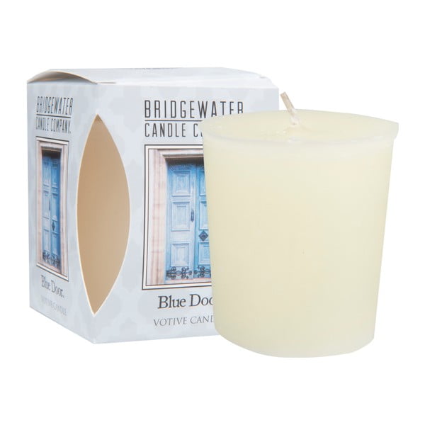Bridgewater Candle Company Blue Door aromātiskā svece, 15 stundas degšanas laiks