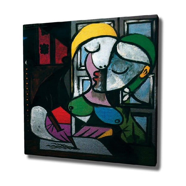 Sienas glezna uz audekla Picasso, 45 x 45 cm