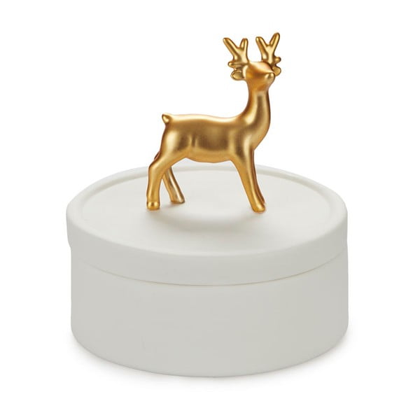 Balta porcelāna rotaslietu kaste Balvi Deer