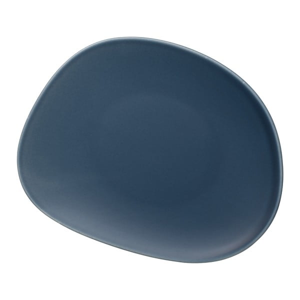 Gaiši zils porcelāna deserta šķīvis Villeroy & Boch Like Organic, 21 cm