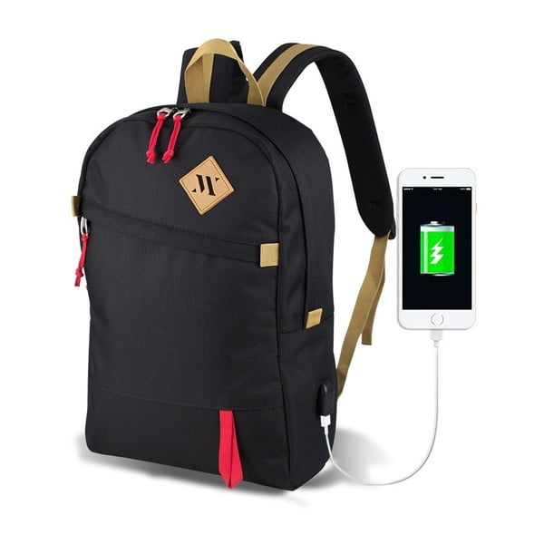 Melna mugursoma ar USB portu My Valice FREEDOM Smart Bag