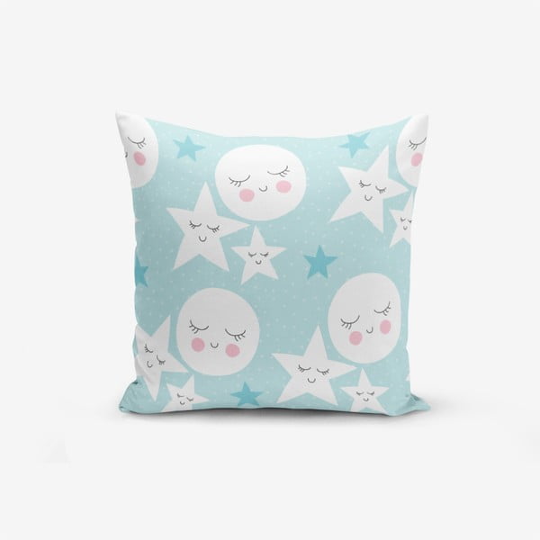 Spilvendrāna Minimalist Cushion Covers With Points Moon Star, 45 x 45 cm