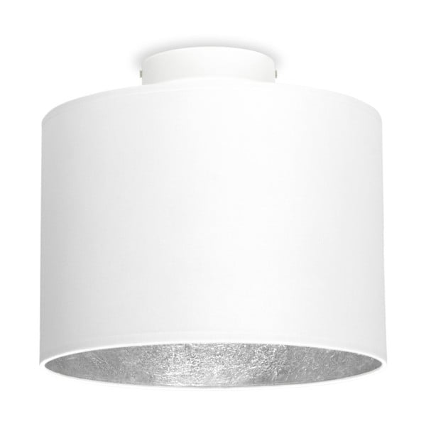 Balta griestu lampa ar sudraba detaļām Sotto Luce MIKA S, ⌀ 25 cm