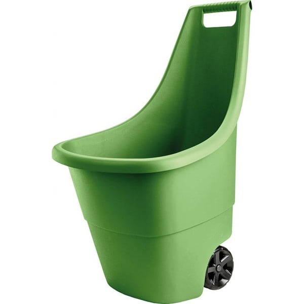 Zaļā dārza atkritumu tvertne uz riteņiem Keter, 50 l
