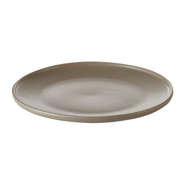 Brūns keramikas šķīvis Premier Housewares Malmo, Ø 18 cm