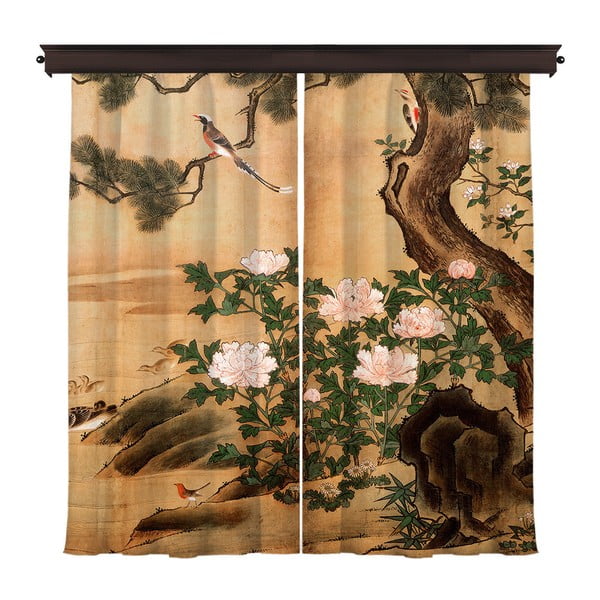 2 aizkaru komplekts Curtain Palido, 140 x 260 cm