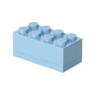 Gaiši zila LEGO® Mini Box glabāšanas kaste