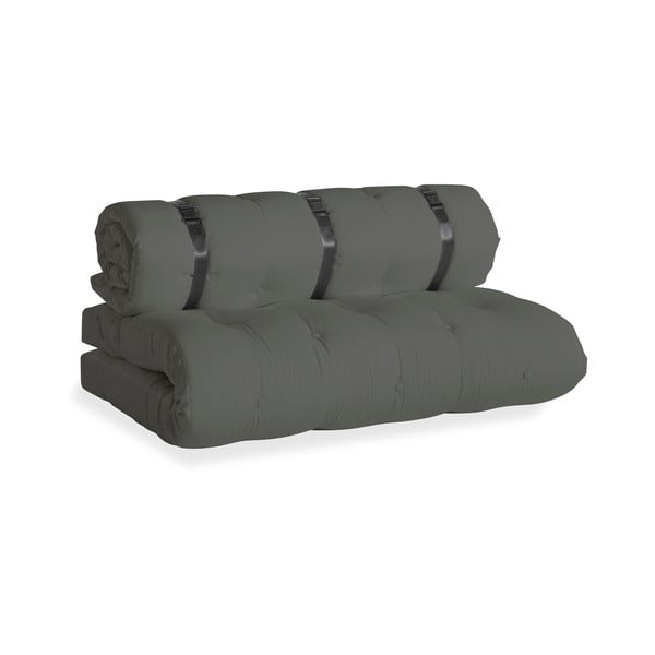 Izlaižams āra matrača krēsls Karup Design OUT™ Buckle Up Dark Grey