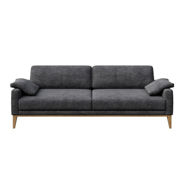 Tumši pelēks dīvāns MESONICA Musso, 211 cm