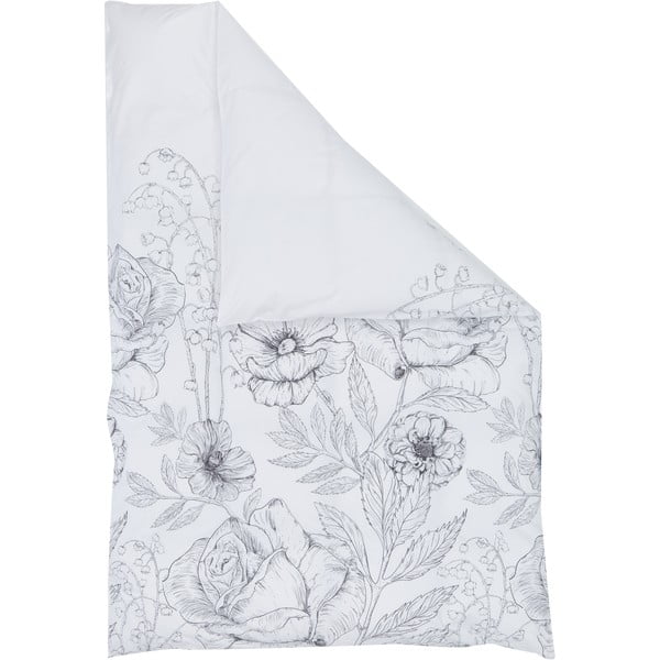 Balta kokvilnas perkala gultas veļa 200x135 cm Keno – Westwing Collection