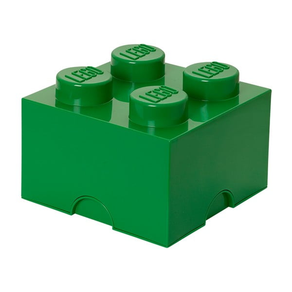 Zaļa kvadrātveida glabāšanas kaste LEGO®