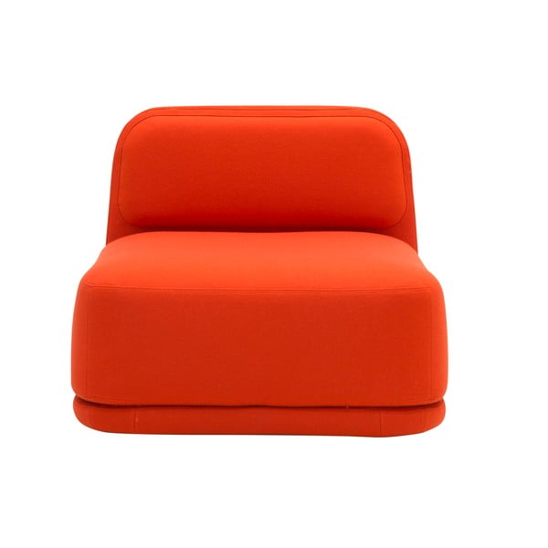 Oranžs atpūtas krēsls ar zemu atzveltni Softline Standby Low