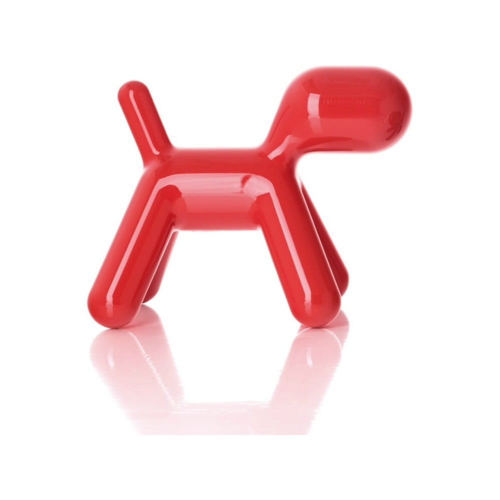 Krēsls Puppy sarkans spīdīgs, 43 cm