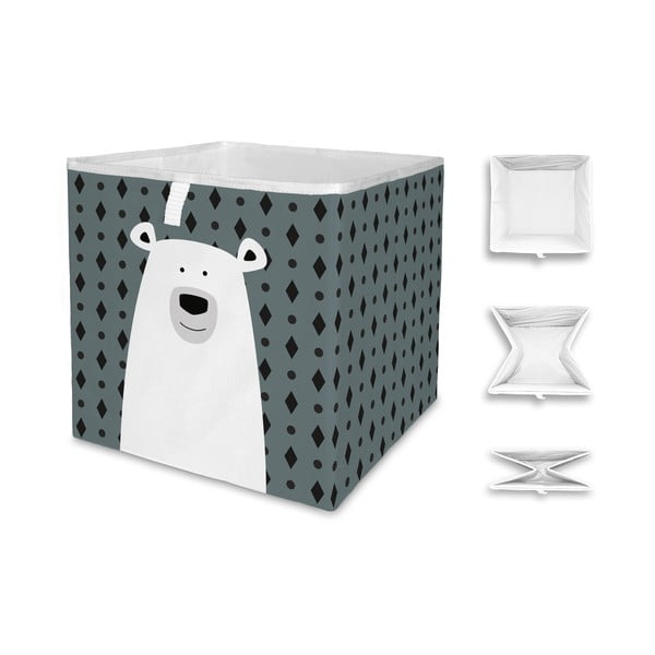 Bērnu glabāšanas kaste Mr Little Fox Polar Bear