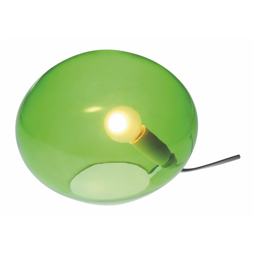 Zaļa galda lampa SULION Ball