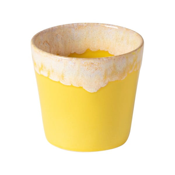 Balta un dzeltena keramikas espresso tasīte Costa Nova, 200 ml