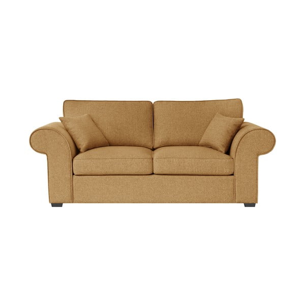 Dzeltens izvelkamais dīvāns Jalouse Maison Ivy, 200 cm