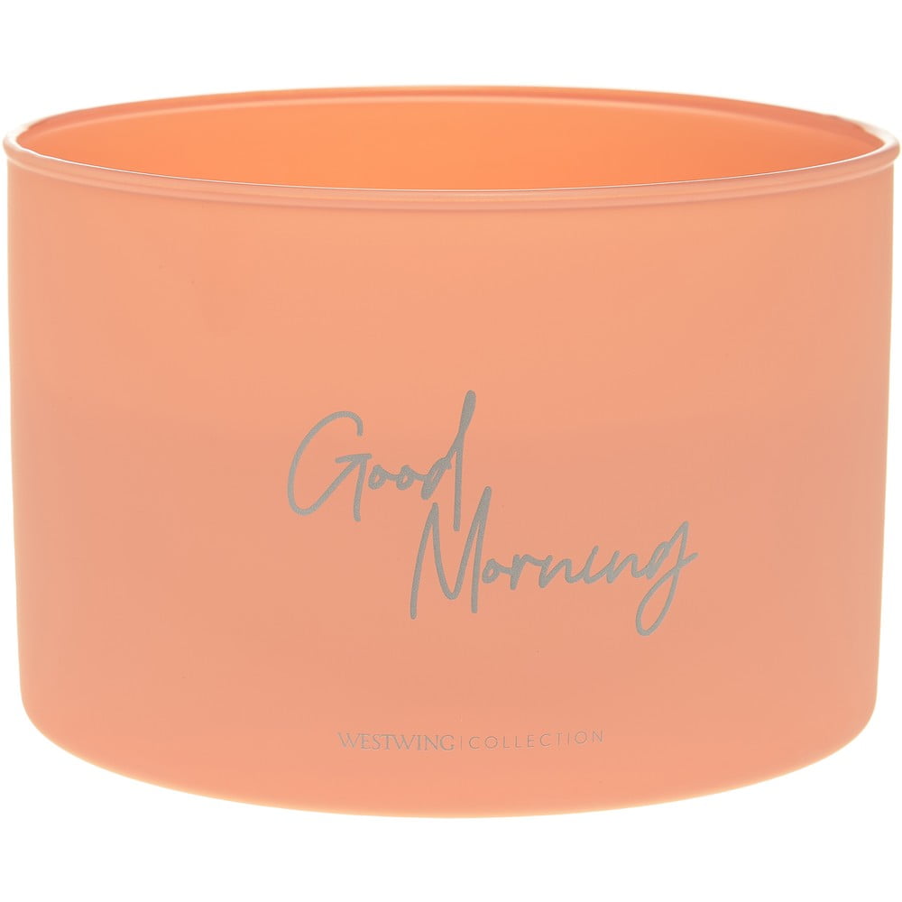 Oranža aromātiskā svece Westwing Collection Good Morning: Floral Amber, degšanas laiks 45 h