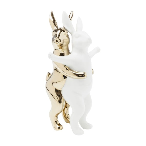 Dekoratīvā keramikas statuete Kare Design Hugging Rabbits