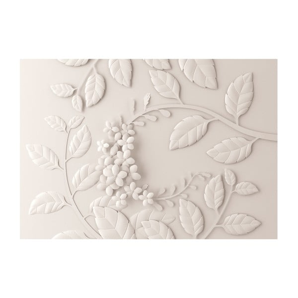 Lielformāta tapetes Artgeist Cream Paper Flowers, 400 x 280 cm