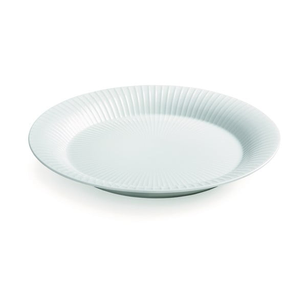 Balts porcelāna šķīvis Kähler Design Hammershoi, ⌀ 19 cm