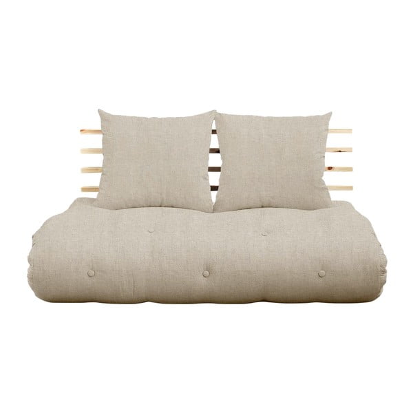 Izlaižams matrača dīvāns Karup Design Shin Sano Natural Clear Linen Beige
