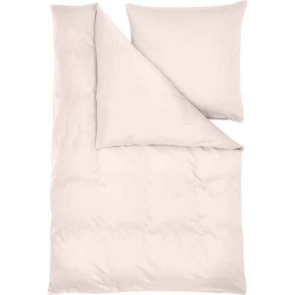 Rozā kokvilnas satīna gultas veļa 200x135 cm Comfort – Westwing Collection
