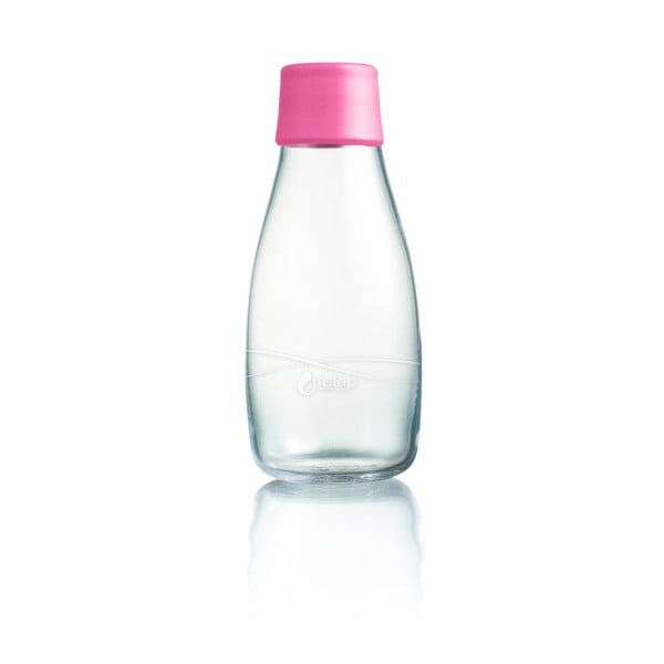 Gaiši rozā stikla pudele ar mūža garantiju ReTap, 300 ml