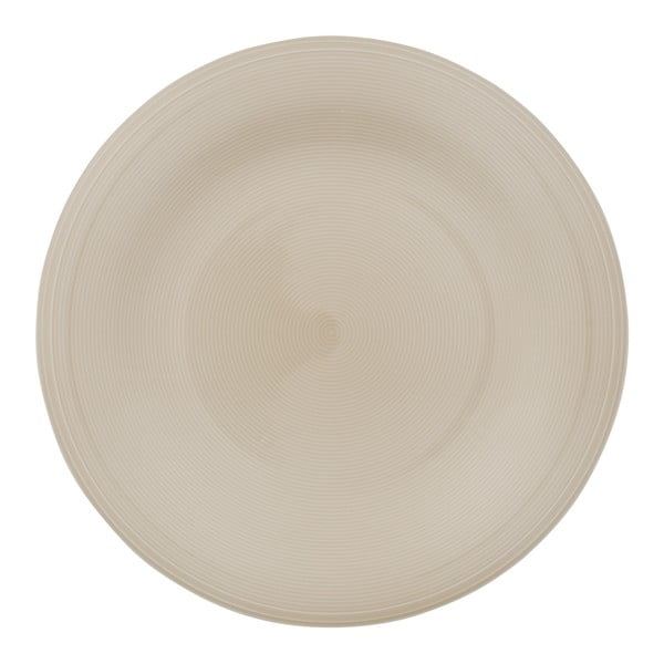 Balti bēšs porcelāna šķīvis Villeroy & Boch Like Color Loop, ø 28,5 cm